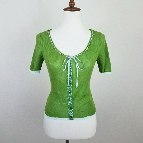 Free People Sweaters - RARE Free People Short Sleeve Ribbed Cardigan